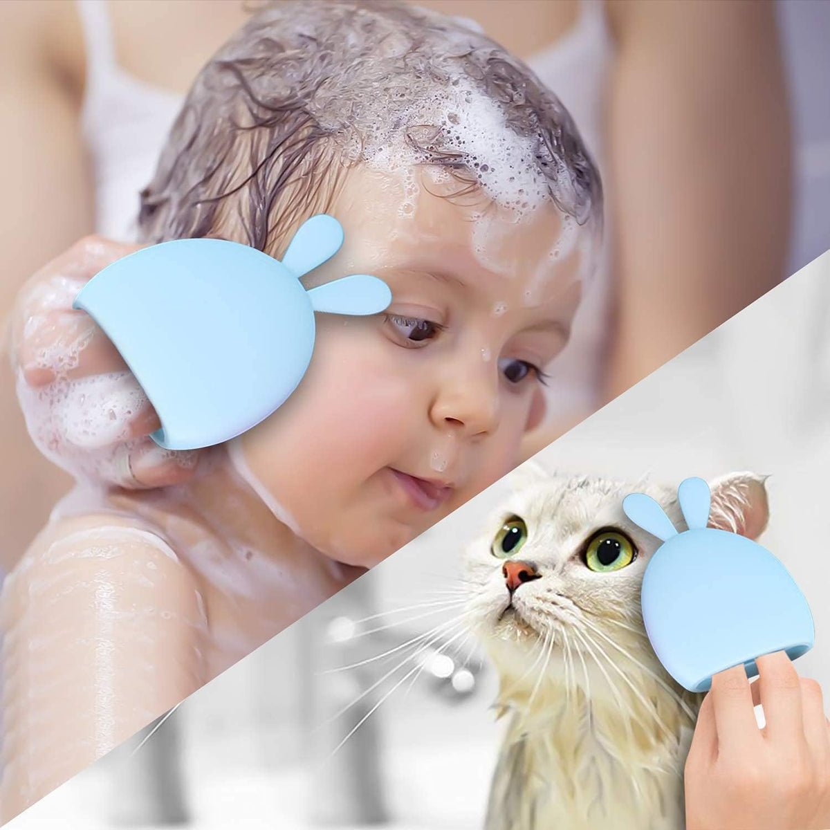 Cosluxe Soft Silicone Face Brush Massager, 1pcs Face Cleanser and Massager Scrubber Pad, Handheld Manual Facial Cleansing for face, Removing Blackhead, Massaging - Image 5