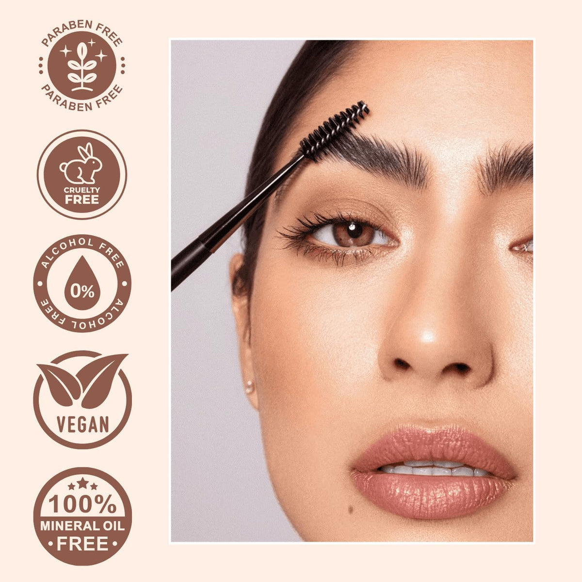MY COLORS Soft And Natural Eyebrow Makeup Cake 4g For Women And Girls - Image 7