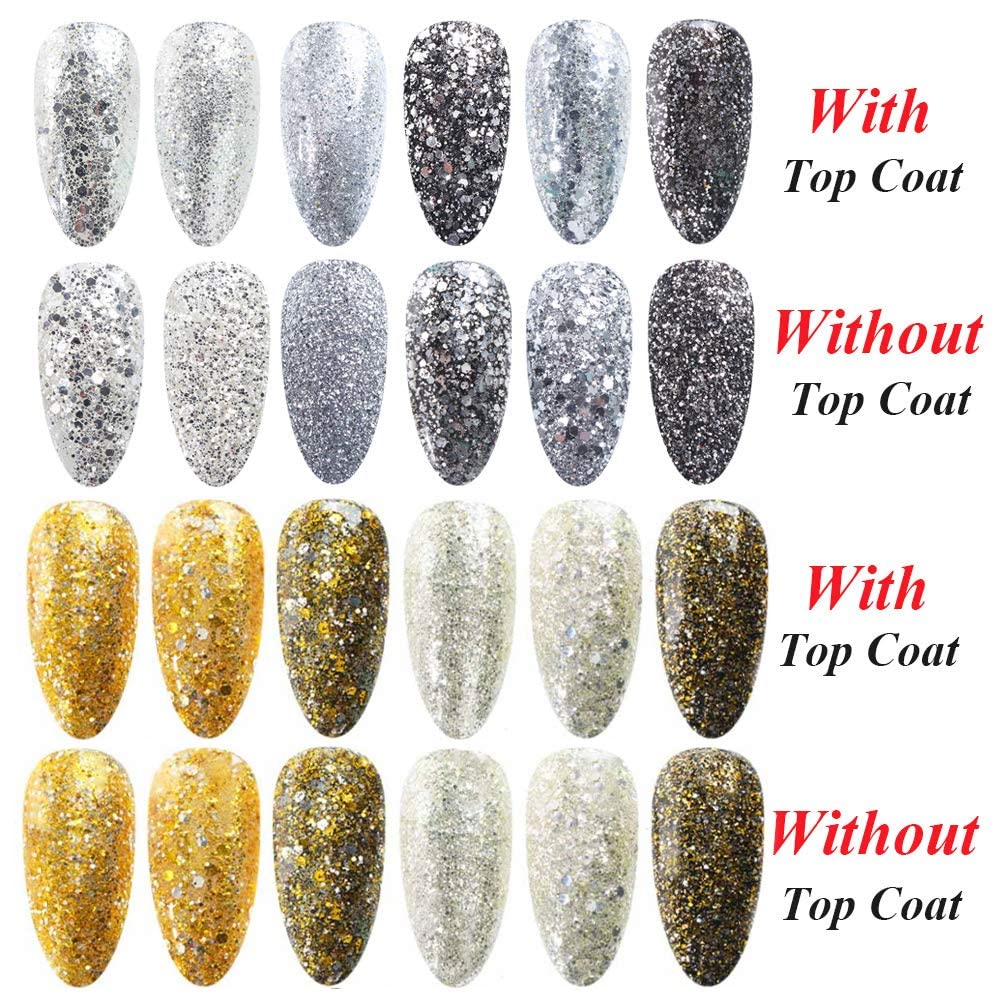 NAILWIND Nail Glitter Powder, Chrome Nail Powder, Metallic Mirror Powder, for Woman Girls,Nails Decoration,Nail Art Manicure,Nail Designs (6 Pcs Set, Pink) - Image 6