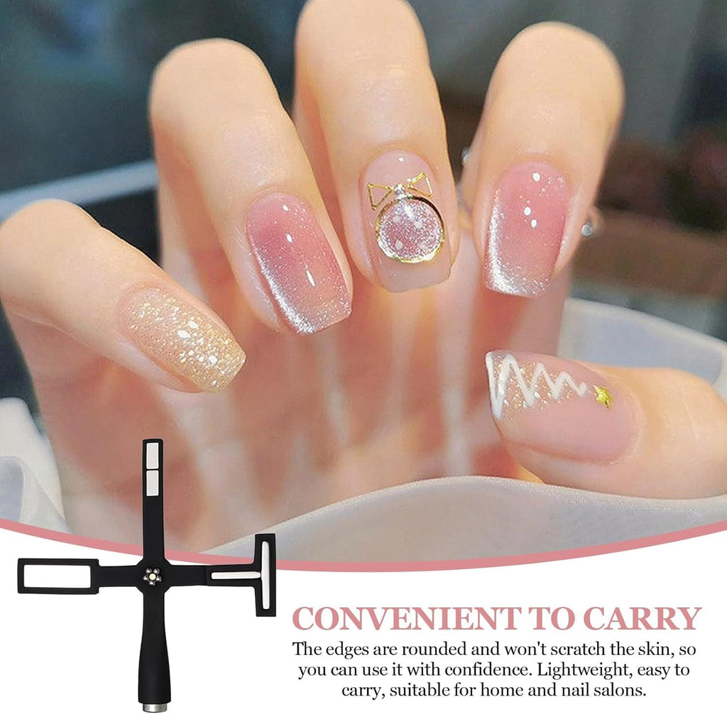 NAILWIND 5 in 1 Magnet for Cat Eye Gel Nail Polish | Nail Art Magnet | Multifunctional Magnetic Nail Tool | Nail Design Tools, Nail Art Accessories DIY Home Salon - Image 3