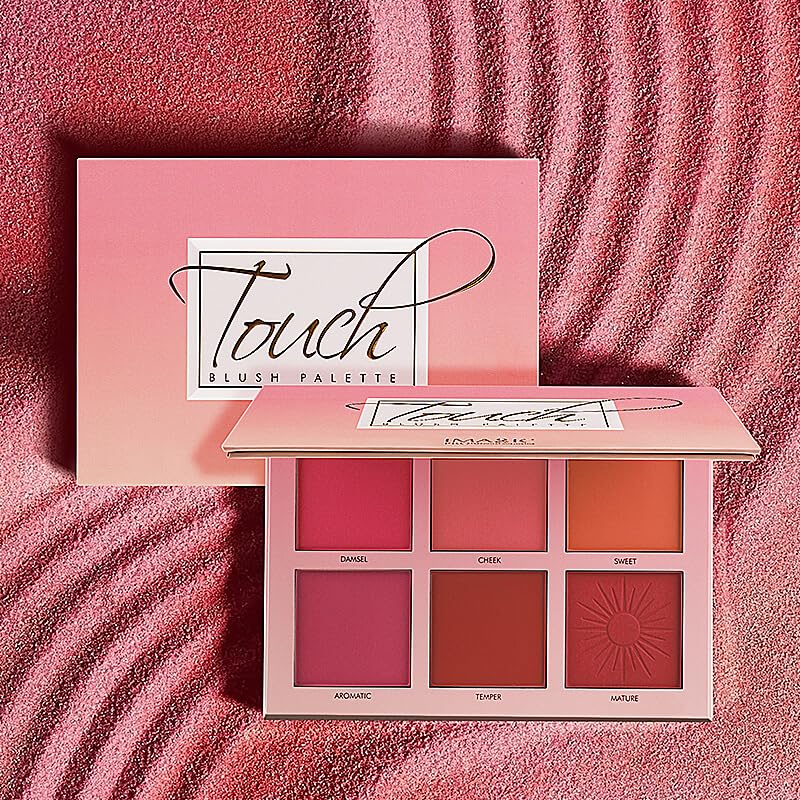 COSLUXE IMAGIC PROfessional Pro Blusher Palette 42.8g, 6 COLOR TOUCH BLUSH PALETTE - Image 2
