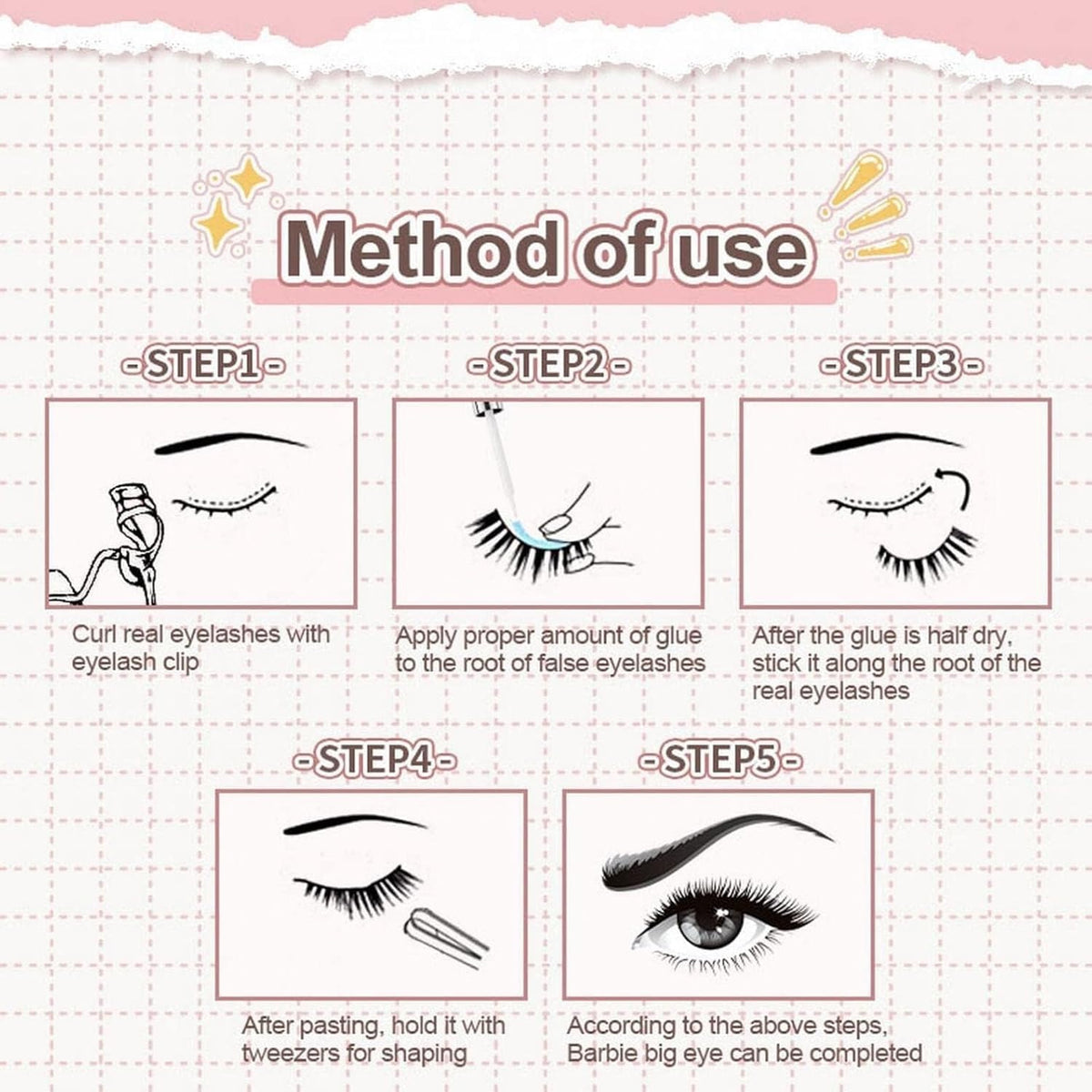 My Colors Eyelash Glue, Super Strong Hold for False Eyelashes, Lash Glue, Eyelash Adhesive,5g Latex Free, Suitable for Sensitive Eyes, Waterproof, BLACK, 1 - Image 3