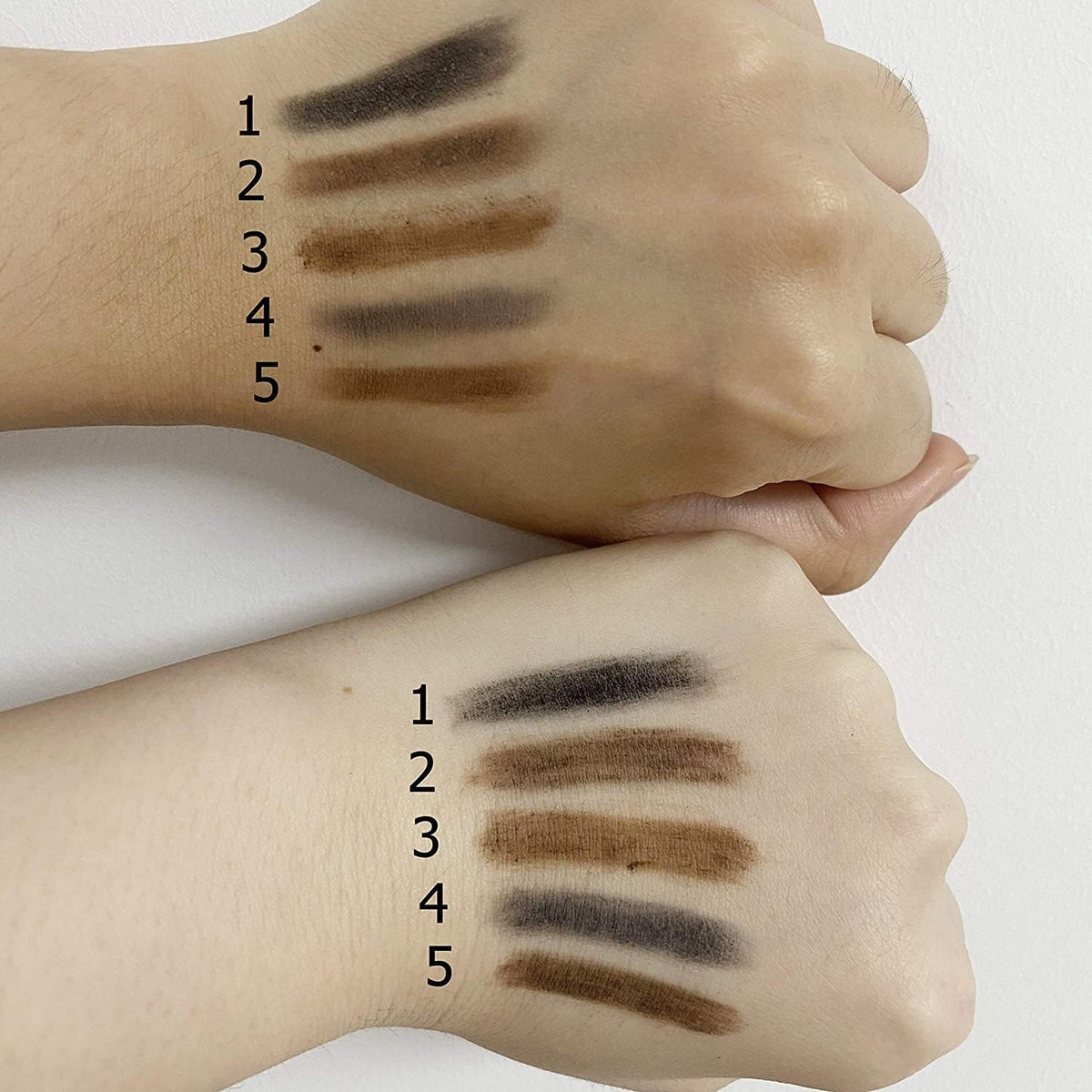 My Colors Eyebrow Pencil With Mascara Brush, Waterproof, Long lasting 1.4g Dark Brown - Image 2