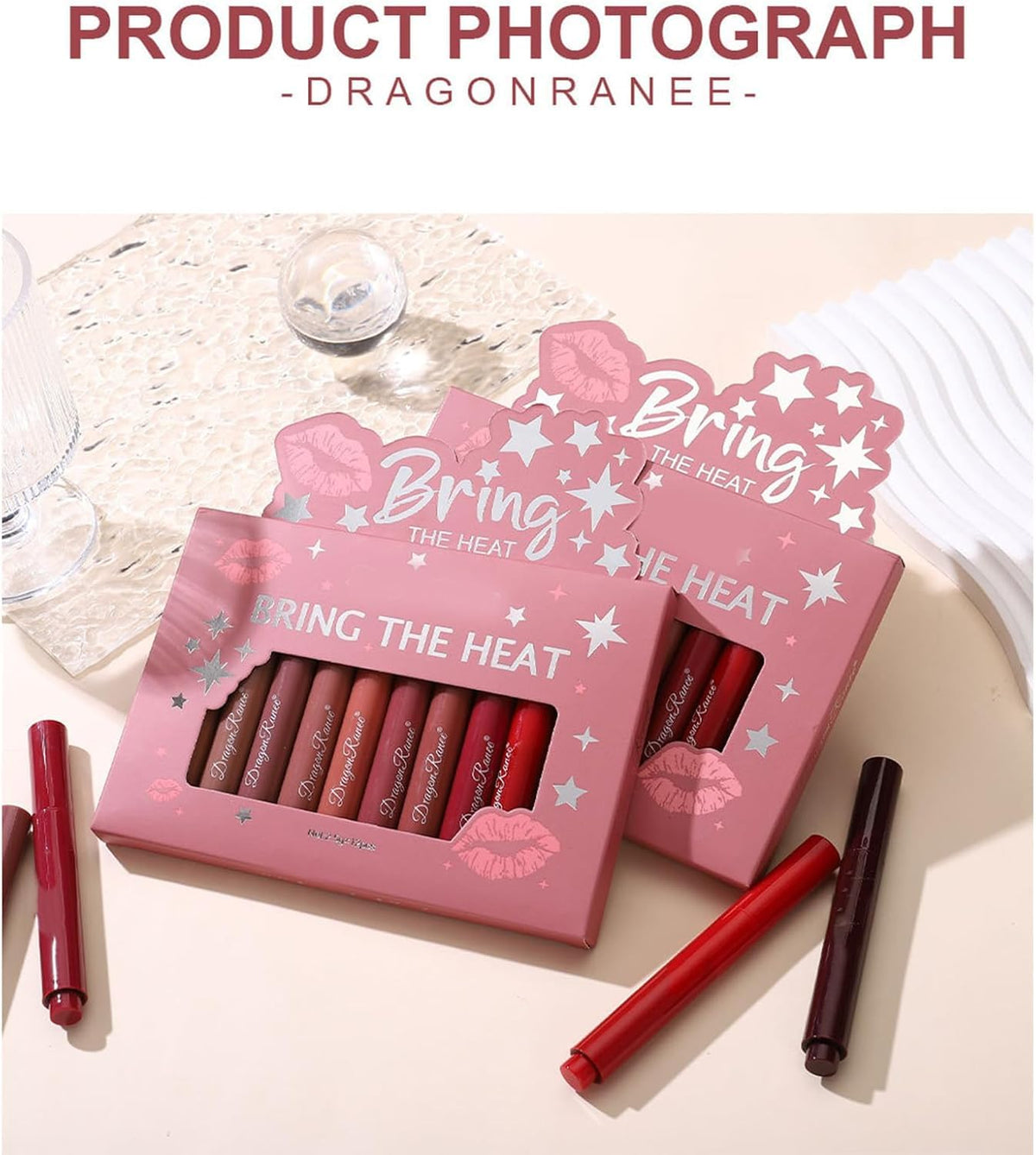 My Colors Matte Lipstick Set - Pack of 12 for Women and Girls, Vivid shades, velvety finish, Lipsticks and long-lasting charm in every swipe. Highly Pigmented Moisturizing Waterproof - Image 2