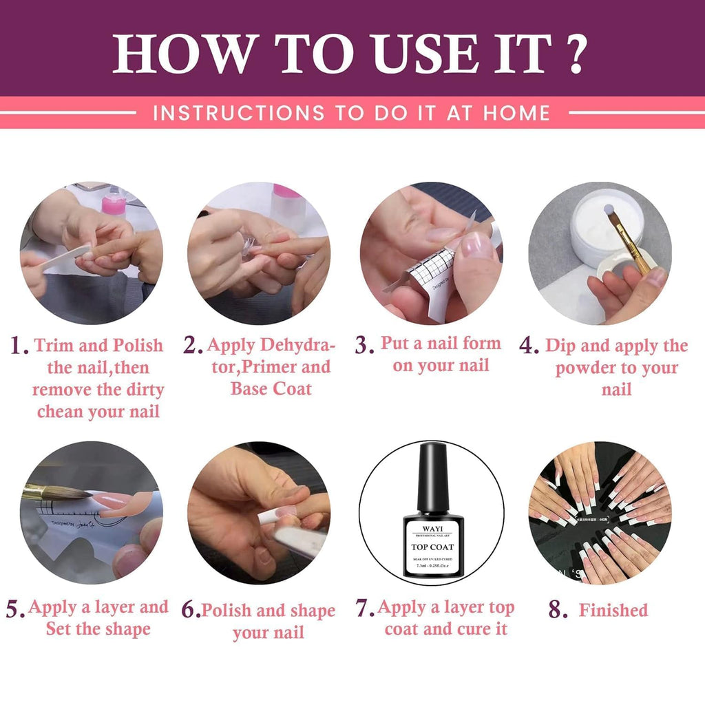 NAILWIND Acrylic Powder Set, 30g Professional Acrylic Nail Powder System for Acrylic Nails Extension,Nail Art (PINK, Pack OF 1) - Image 9