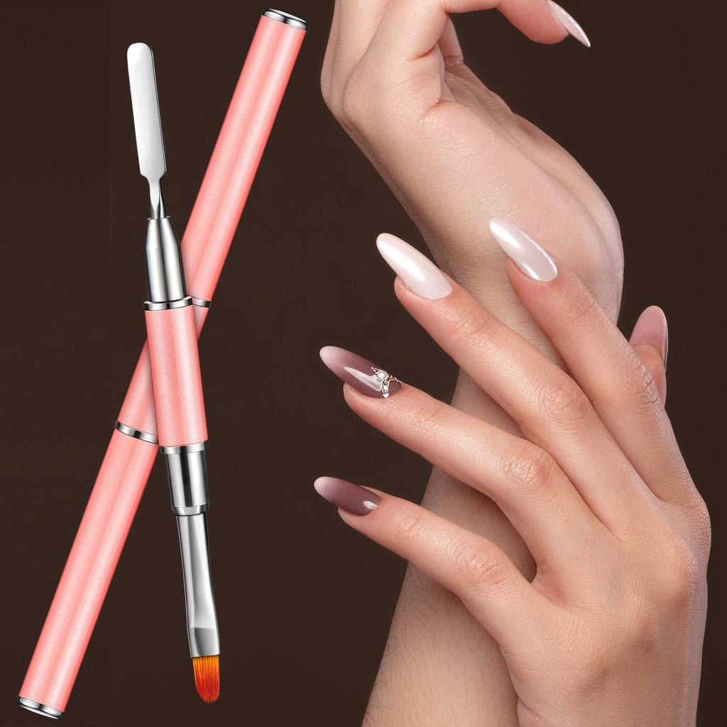 NAILWIND Dual-Ended Poly Nail Gel Brush and Picker 6 Pcs Set, 2 In 1 Design Nail Brush Gel Nail Tool for Poly UV Gel Acrylic Nails Extension - Image 6