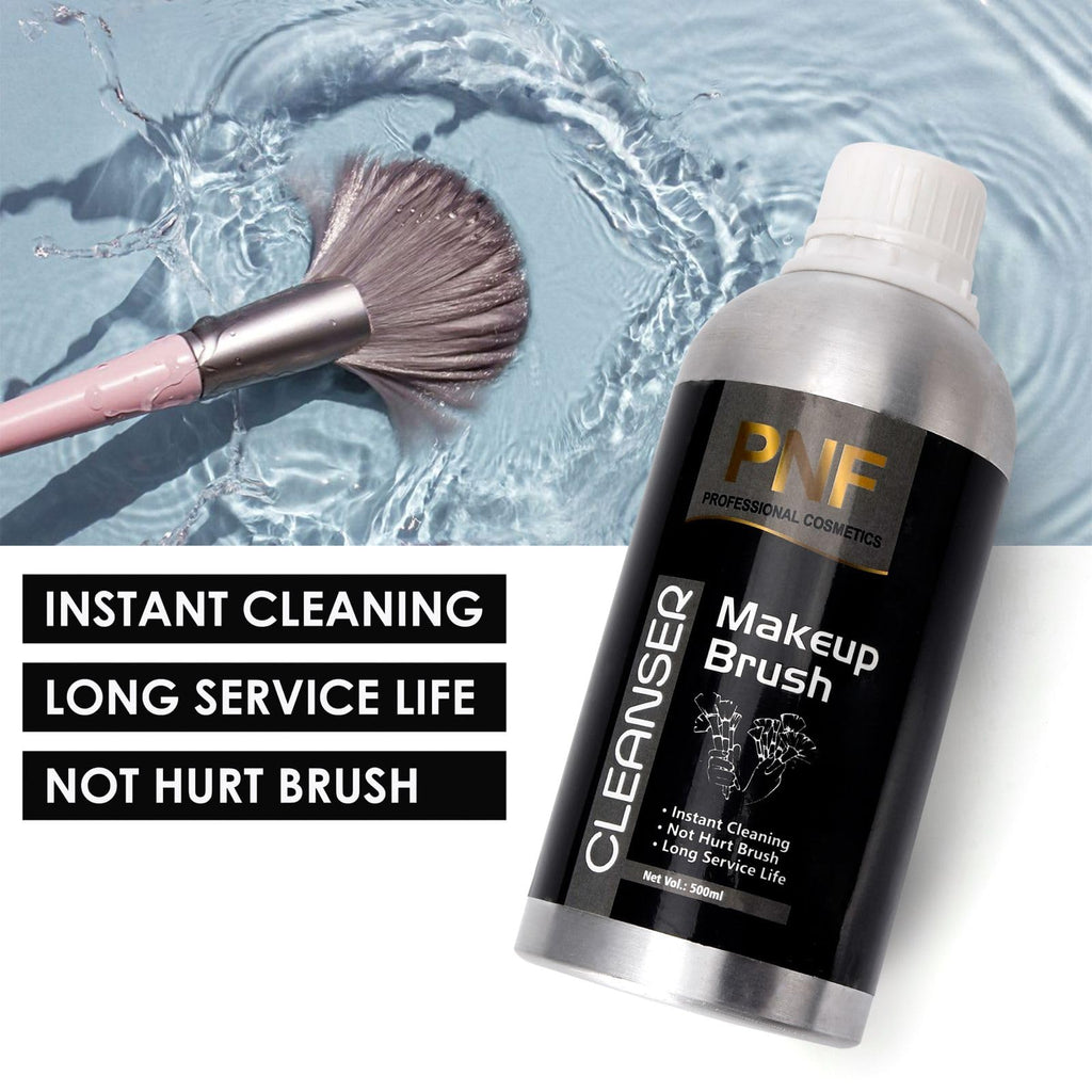 PNF PROFESSIONAL Makeup Brush Cleaner for Cosmetic Brushes, Instant Brush Cleaner, No-washing Quick Drying Deep Cleaning Spray Ideal for Makeup Brushes Sponges for Women Girls (250ml) - Image 2