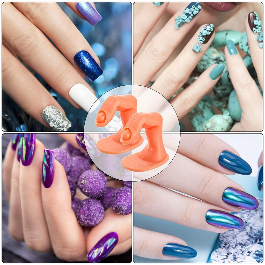 NAILWIND Nail Art Practice Finger | 5 pcs Nails Art Training Fingers - Without Nails | Nail Decoration Training Fingers for Nail Art Beginners | Nail Art Trainings Display Decoration Tools - Image 5