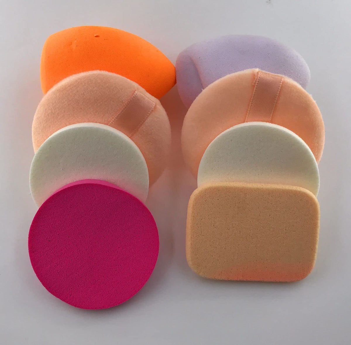 Cosluxe Professional 8 in 1 Makeup Sponge Multicolour, Cotton Pad Applicator Foundation Makeup Blender Powder Buff Sponge Cosmetic Puff Women's & Girls Cosmetic Makeup Beauty Pack of 1 - Image 7