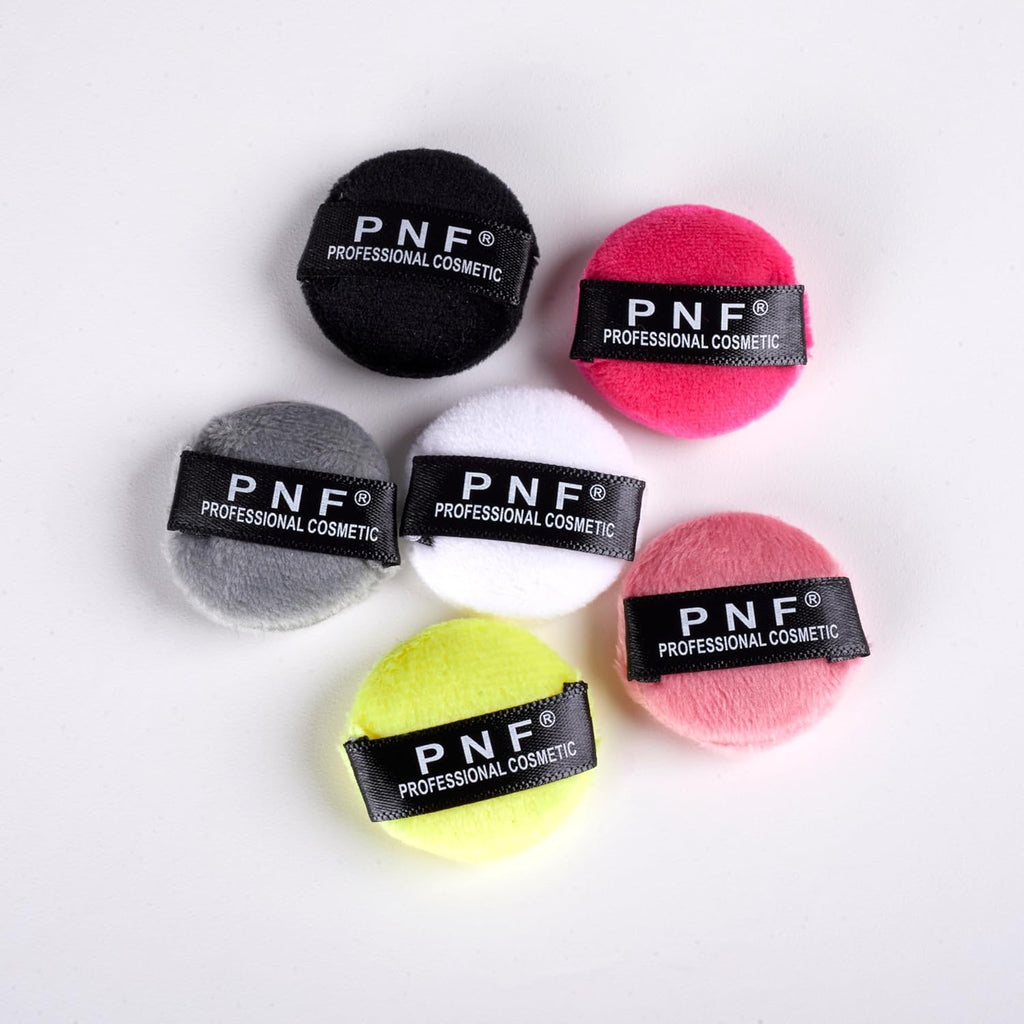 PNF 6pcs Mini Round Makeup Puff makeup sponge for blending foundation powder puff - Image 3