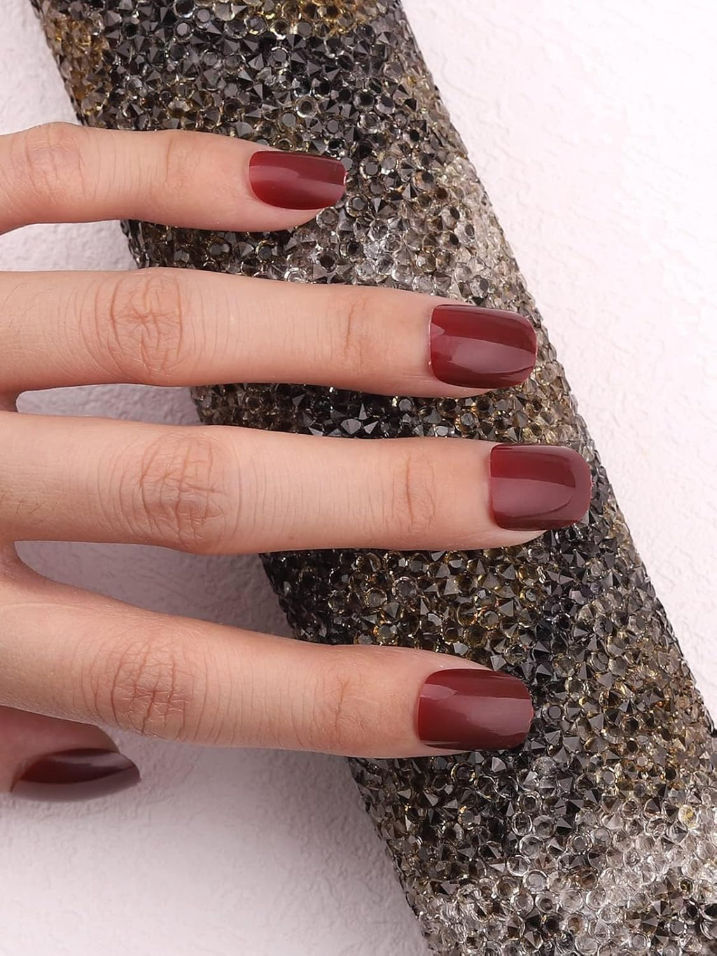 NAILWIND 120 Pcs Soft Gel Nails | Medium Round Artificial Nails Extensions | Combo in 5 Colors With Glue Stickers | Acrylic Nails Press ons for Women Girls (03) - Image 2