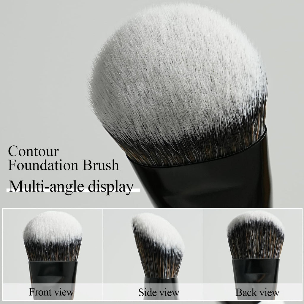 BEILI Make Up Set, 12-Piece Professional Makeup Brush Set, 18-in-12 Brush with Two Ends for Powder, Foundation, Concealer, Eyebrows, Eyeshadow, Contour, Eyeliner, Blender Brush - Image 4