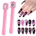NAILWIND 3-in-1 Cat Eye Magnet for Nails, Multi-Function Nail Magnet Stick, Upgraded Cateye Magnet Tool for 3D Magnetic Cat Eye Gel Polish Nail Art, Salon & Home Use