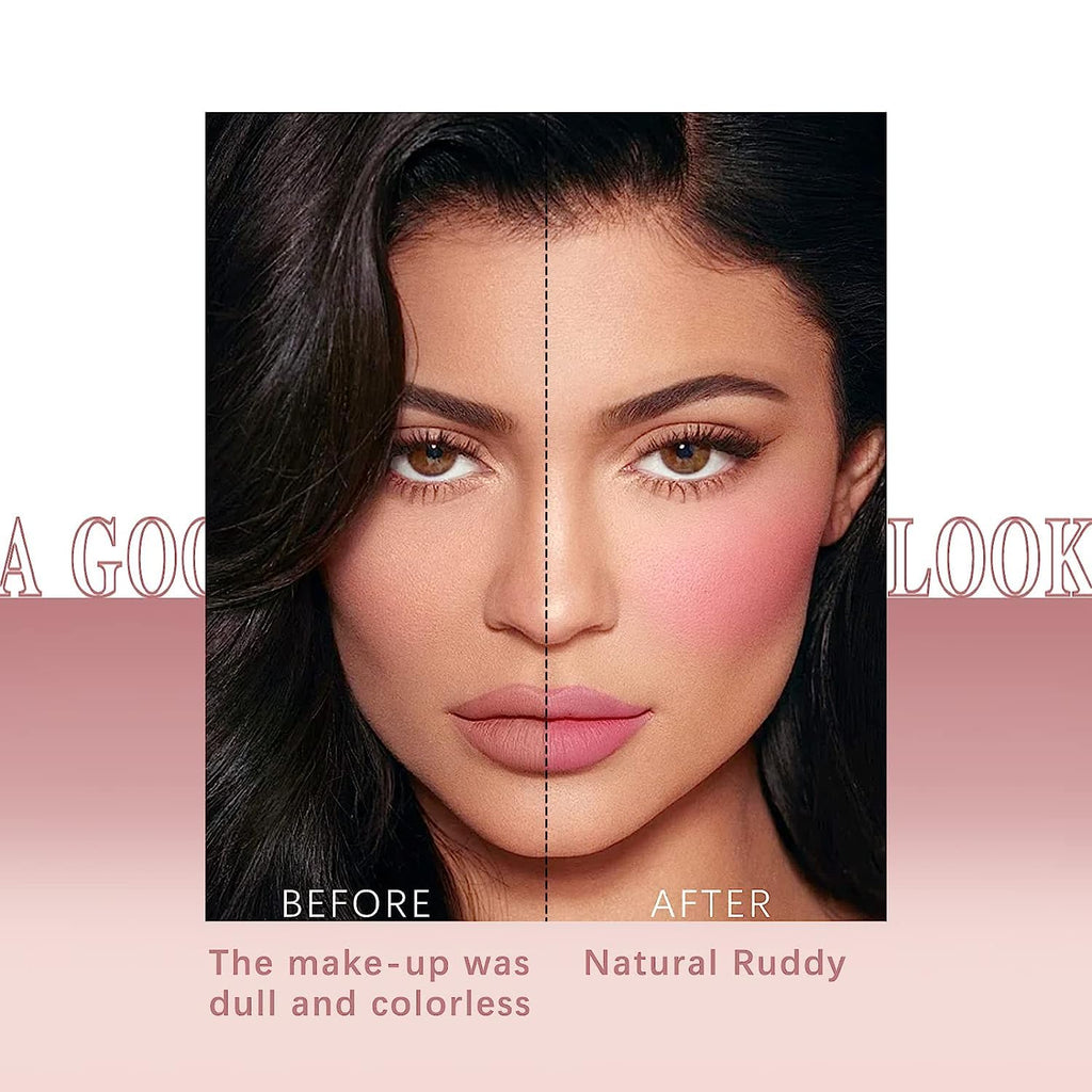 COSLUXE O TWO O Blush Stick for Cheeks Makeup,Waterproof Cream Blush Face Stick Multi-Use Lip and Cheek Tint, Lightweight Easy to Blend Natural Cream Blusher 04 - Orange - Subtle - Image 9