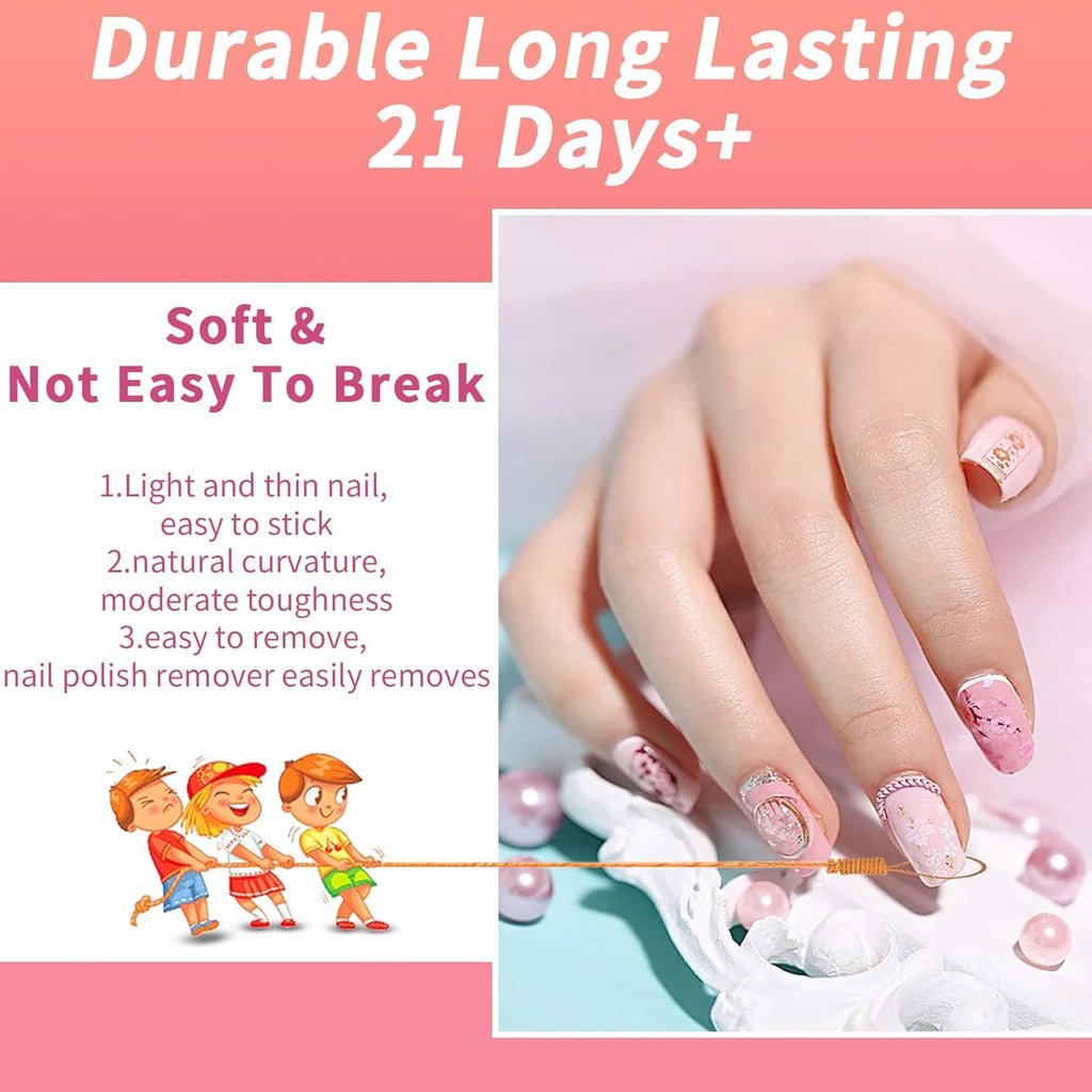 NAILWIND Clear Soft Gel Nail Tips-Short Ballerina Shape Style Smooth Traceless Pre-shaped Full Coverage Nails Tips, Clear Ultra-thin Design for Nail Extension,Home DIY Nail Salon Multi Sizes Gelly Tips 11 Short Coffin, 550 pcs - Image 7