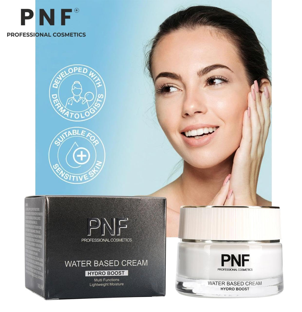 PNF PROFESSIONAL Hydro Boost Face Moisturizer | Water Based Cream | Multi Functions Light Weight Moisture | for All Skin, Oil-Free Water Gel Face Lotion 40g - Image 5