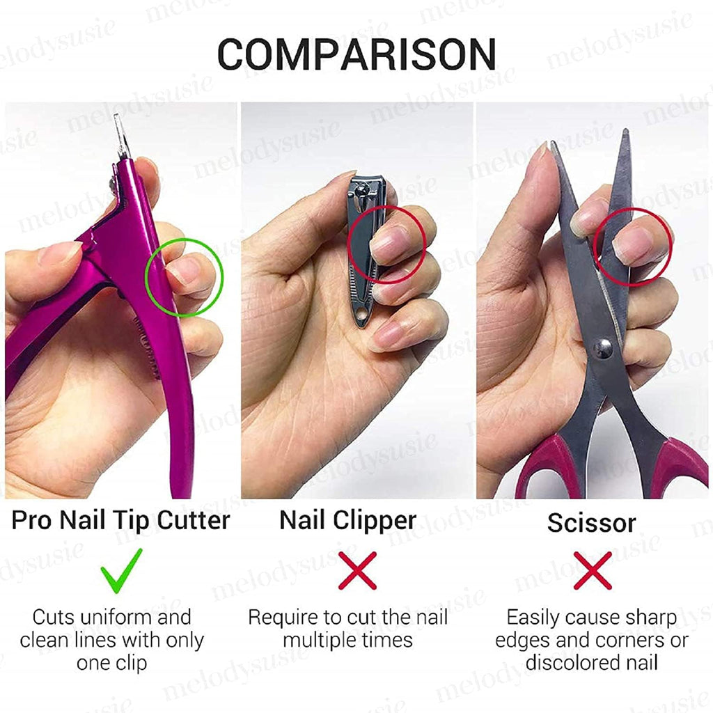 Cosluxe Acrylic Nail Clipper, Acrylic Nail Cutter Fake Nail Clippers False Nails Cutter Nail Tip Clipper Artificial Nail Clipper Nails Tip Trimmer For Artificial Nail Art Manicure Tools 1 PCS - Image 9