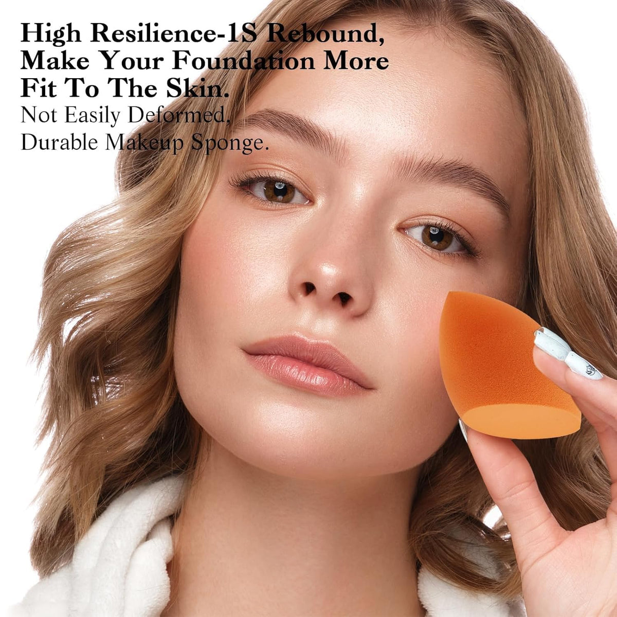 Professional Makeup Sponge, 4 Pcs Multi-colored Blender Blending Beauty Sponges for Foundations,Powders & Creams, Vegan, Cruelty Free and Non-Latex For woman girls - Image 3