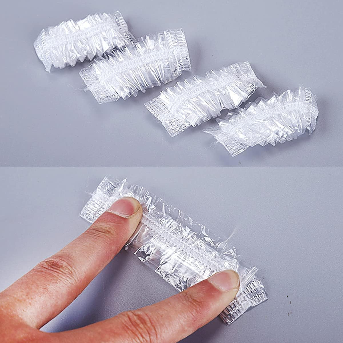 COSLUXE ear caps 100 Pcs for Clear Waterproof Ear Protectors – Disposable Ear Caps for Bathing, Shower, Hair Dye, Spa, and Salon Use – Elastic and Lightweight Ear Covers for Home, Hotel, and Travel - Image 7