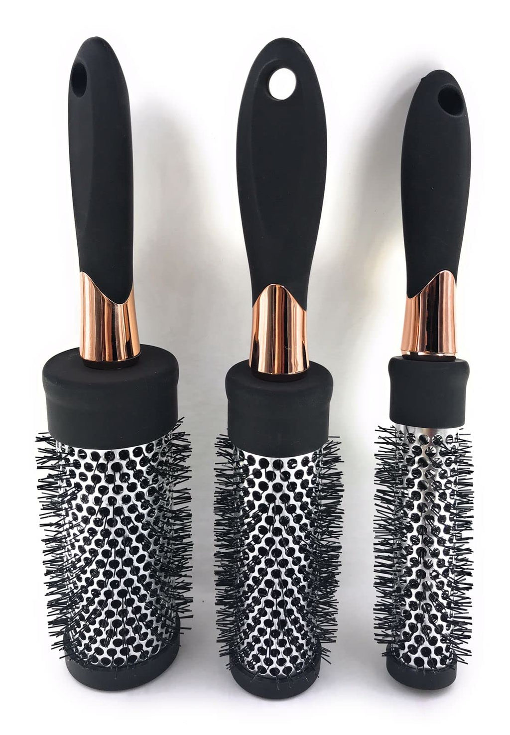 COSLUXE Professional Round Brush Set for Blow Drying Curling,Round Hair Brush Set for Woman Curly and Straight Salon Hair Styling, (BLACK, 32mm -1pcs) - Image 2
