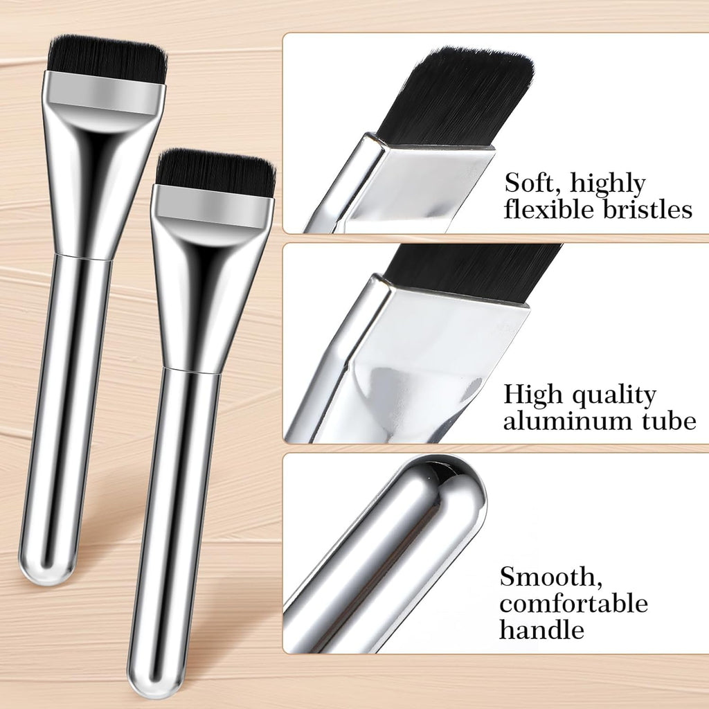 BH STUDIO PRO Flat Head Foundation Brush, Flat Foundation Brush for Liquid, Cream Foundation Concealer Makeup Brushes Cosmetics, 1 - Pcs - Image 8