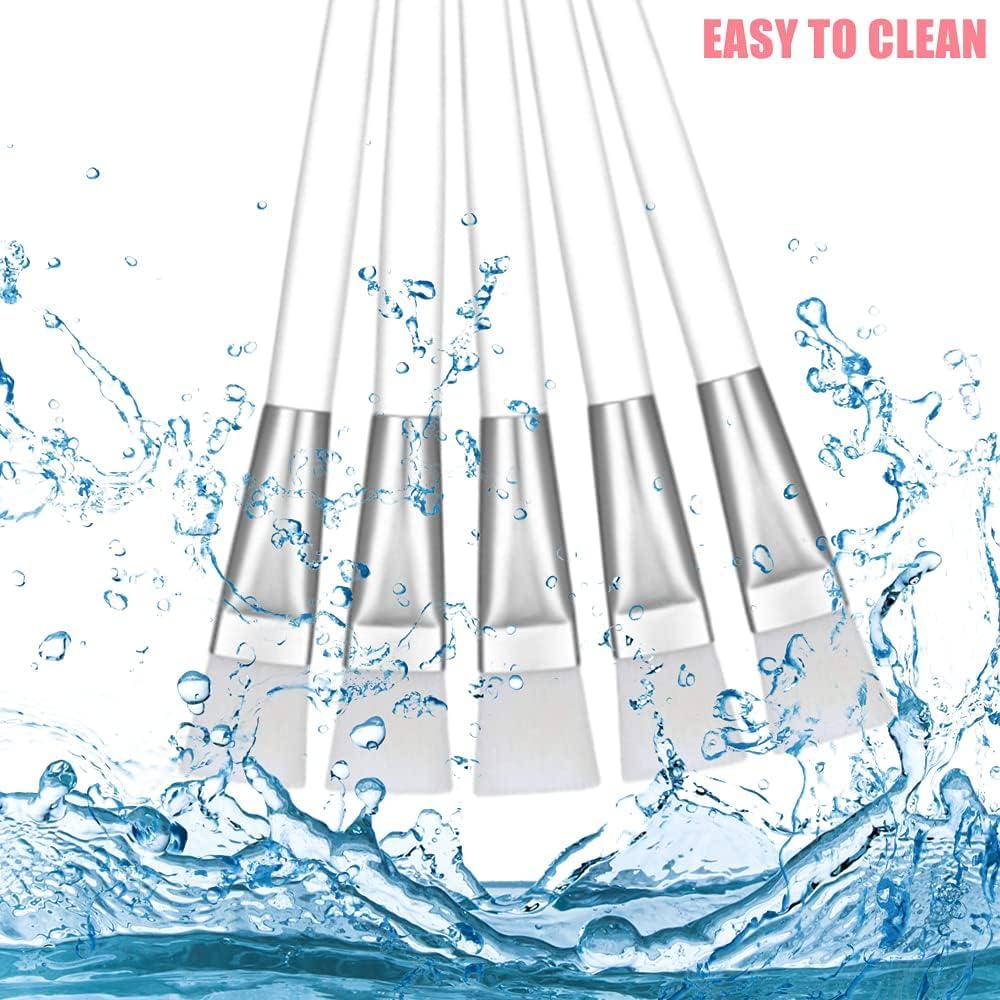 Cosluxe Professional Soft Brush, Face Pack Brush Pack of 12, Facial Brushes Soft Hair Facial Mud Mask Applicator Multifunctional Brushes for Face Mask - Image 9