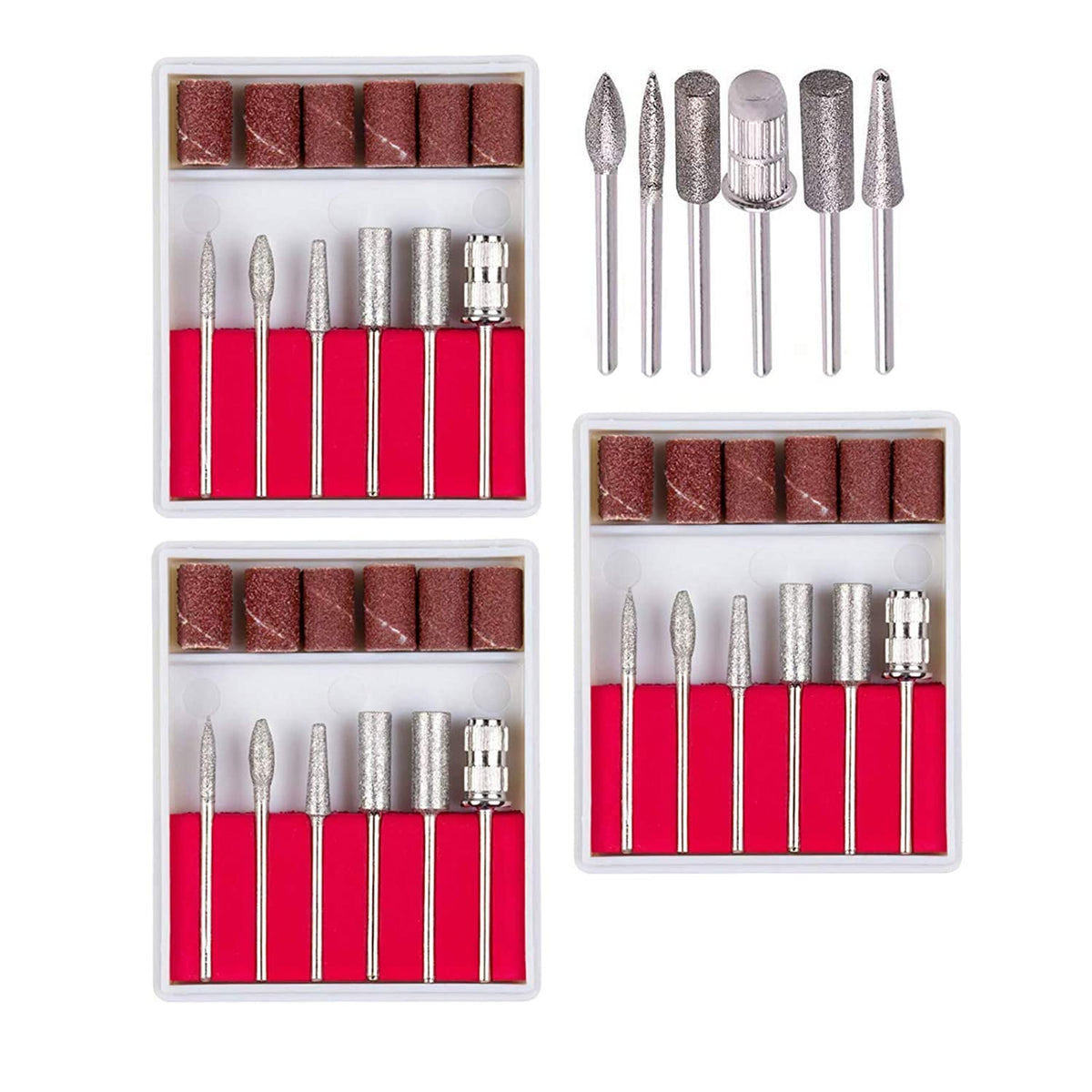 NAILWIND Professional Portable Electric Nail Drill,Acrylic Nail Kit, Gel Remover Nail Tools,File Finger Toe Care Nail Tips Nail Care, Nail Polishing Machine Pedicure Machine set - Image 8