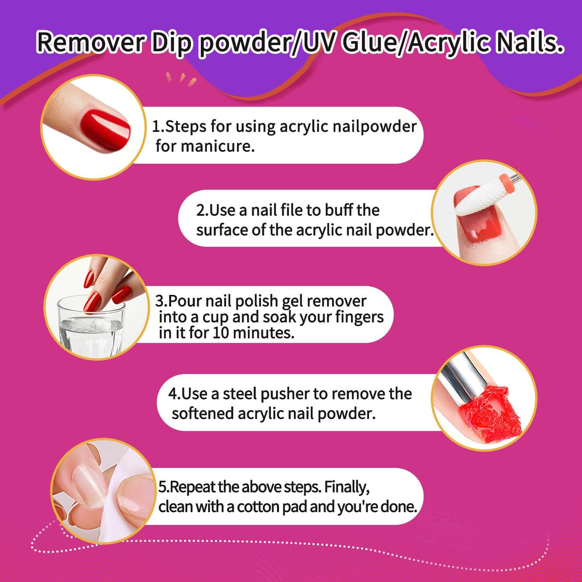 NAILWIND UV Nail Gel Cleanser for Nails, Finishing Wipe Sticky Residue Remover Cleanser Cleaner 100ml Nail Surface Cleanser for Gel Nails,Nail Cleaning Solution for UV Polish - Image 7