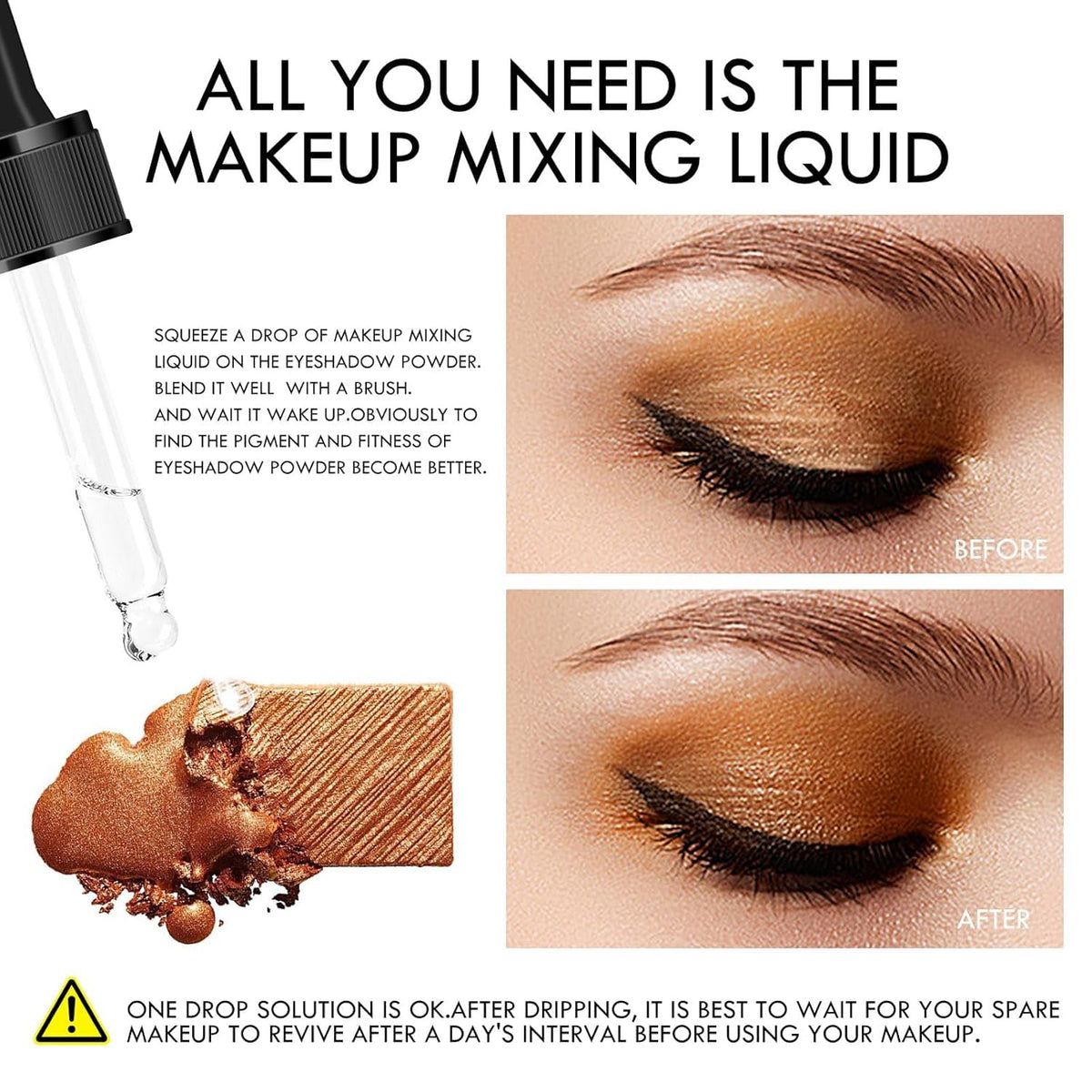 My Colors Duraline Makeup Mixing Liquid- 10ml | For Dry Gel Eyeliner, Foundation, Concealer, Eyeshadow Makeup | For Women, Girls - Image 6