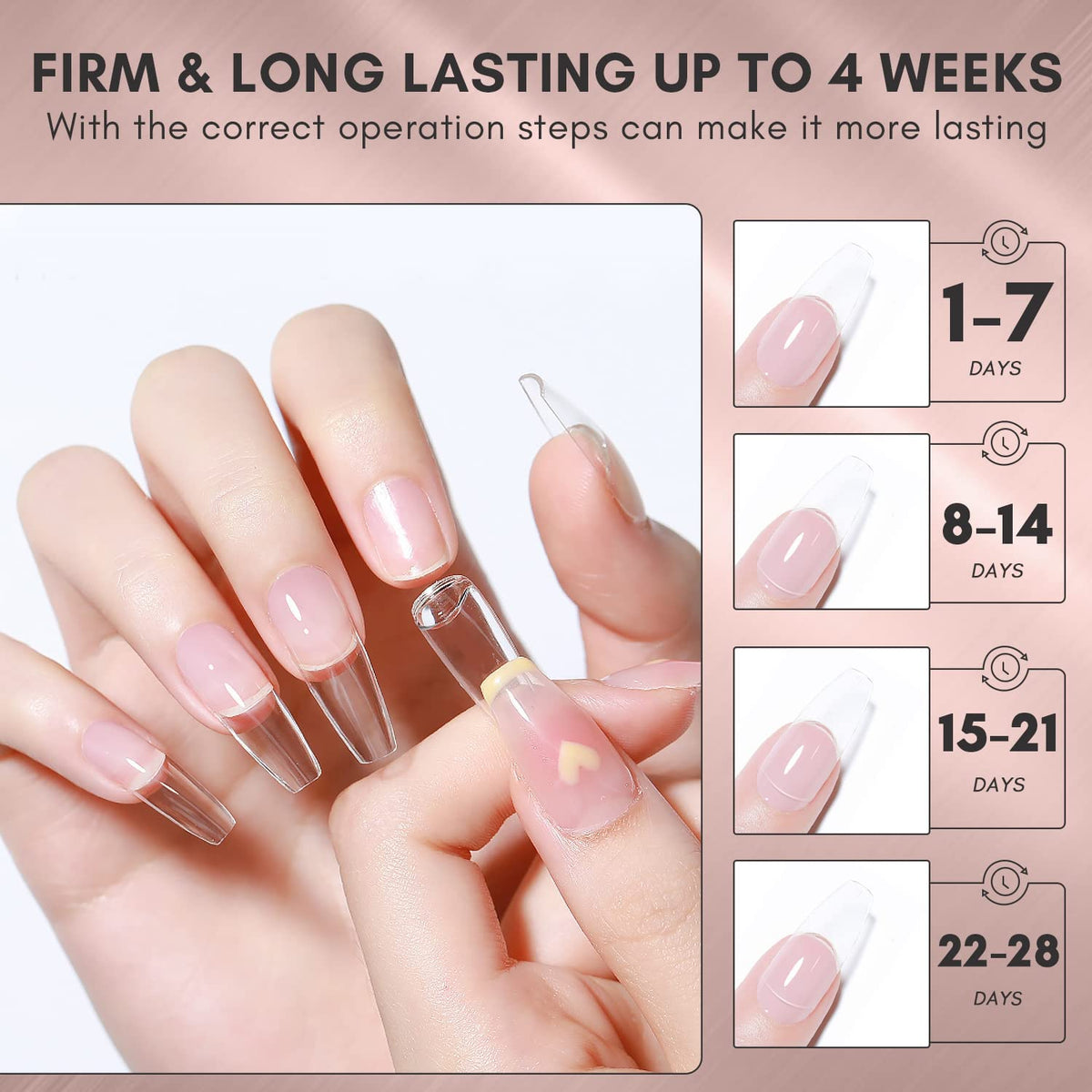 NAILWIND Gel Nail Glue, Solid Nail Gel for Soft Gel Nail Tips 20 ML Nail Lamp Needed Multifunctional Nail Tools Strong Adhesive Rhinestone Glue Gels - Image 7