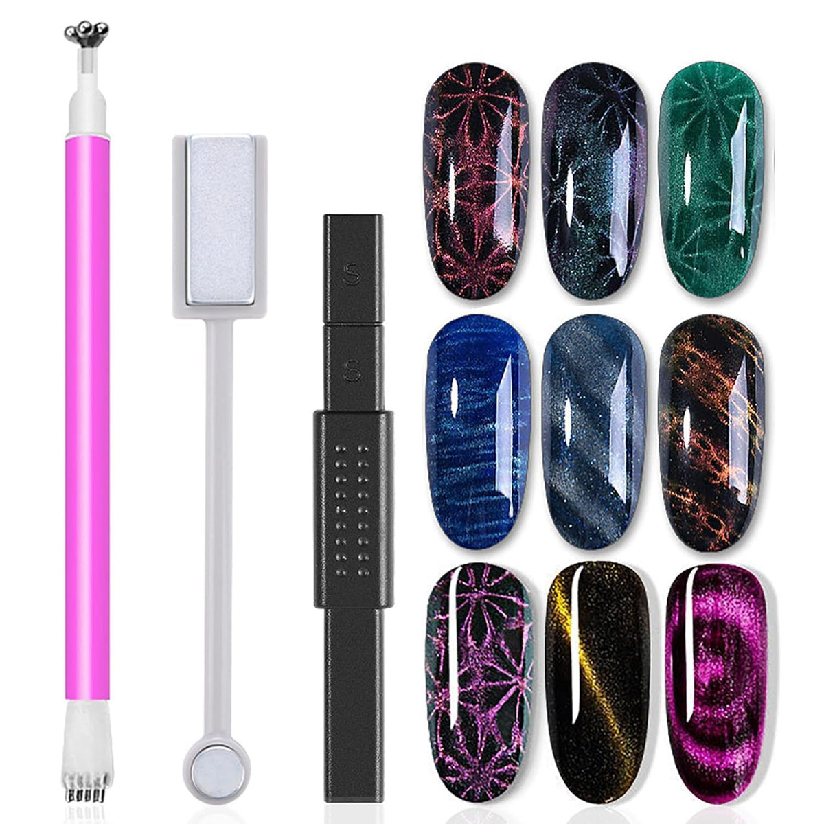 NAILWIND nail magnet Double-head Magnet Stick For 3D Magnetic Cat Eye Gel Nail Polish Nail Art Manicure Tools, (1-PCS) - Image 6