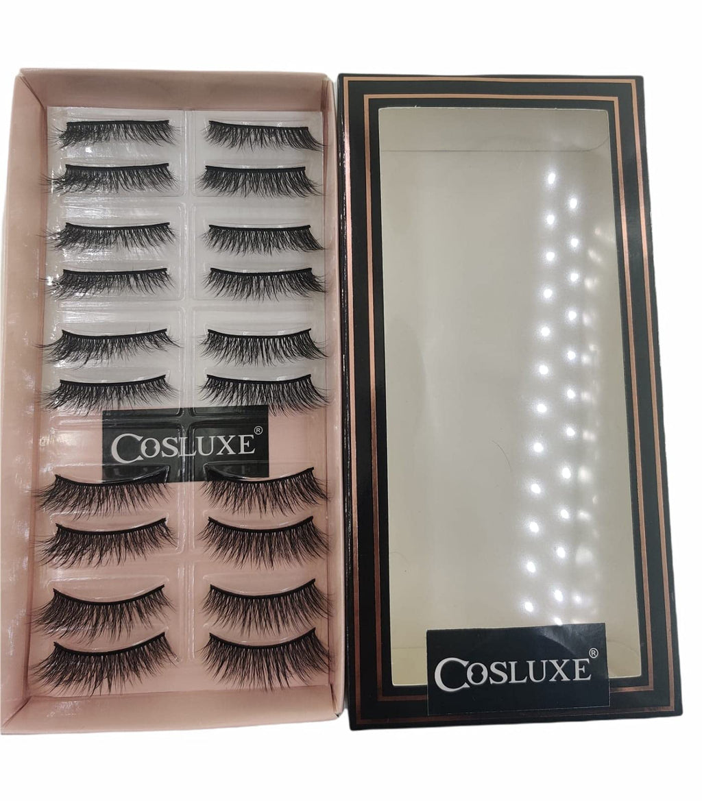 Imagic PROfessional Synthetic Fibers False Eyelashes, Natural & soft 100% Handmade 3D Eyelashes Pack 10 Pairs of 1 box - Image 5