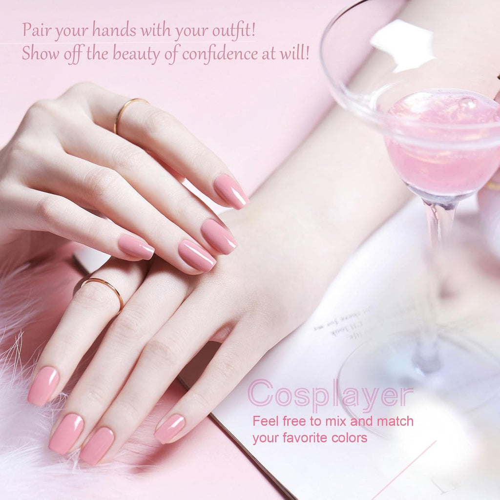 NAILWIND 24 Color Press On Nails Fake Nail 576Pcs, Press on Nail, Artificial Nail Extensions Combo in Multicoloured, Full Cover Glossy Nude False Acrylic Nails for Women Girls - Image 3
