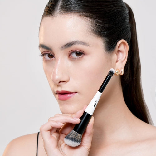 BEILI Make Up Set, 12-Piece Professional Makeup Brush Set, 18-in-12 Brush with Two Ends for Powder, Foundation, Concealer, Eyebrows, Eyeshadow, Contour, Eyeliner, Blender Brush - Image 2