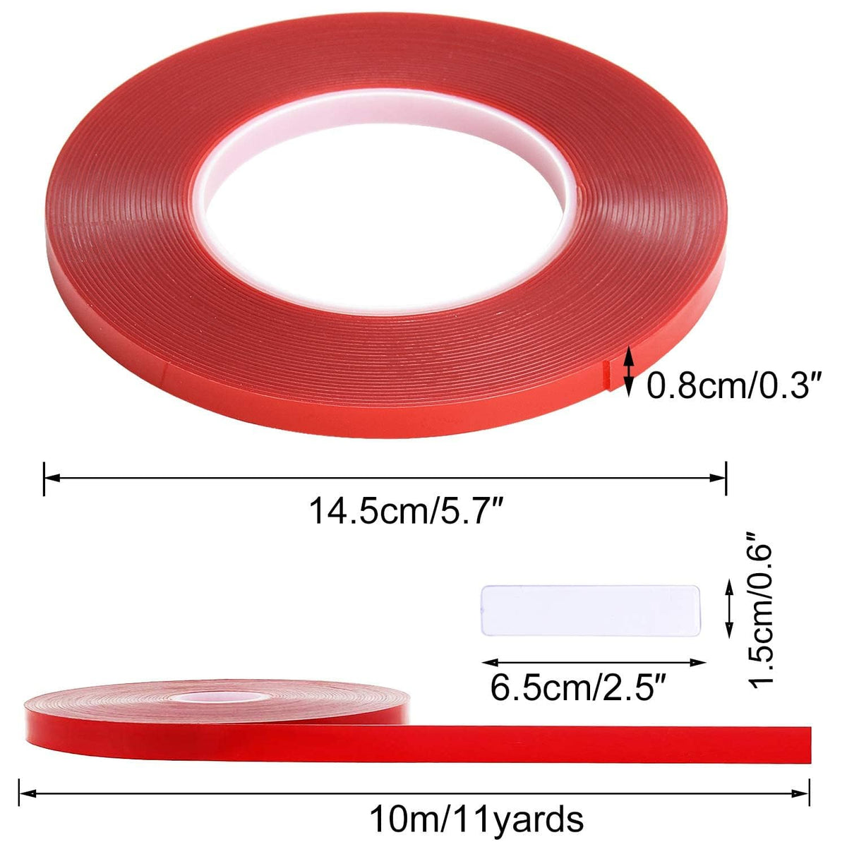 My Colors Double Sided Tape, Acrylic Strong Adhesive Removable Press on Nails Adhesive Strong Sticky Mounting Tapes for Press on Nail Salon Nail Tips - Image 5