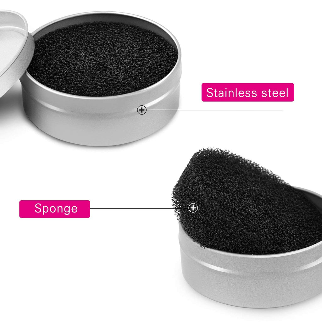 BH STUDIO PRO Makeup Brush Cleaner, Color Removal Cleaner Sponge (Pack of 1) - Black - Image 8
