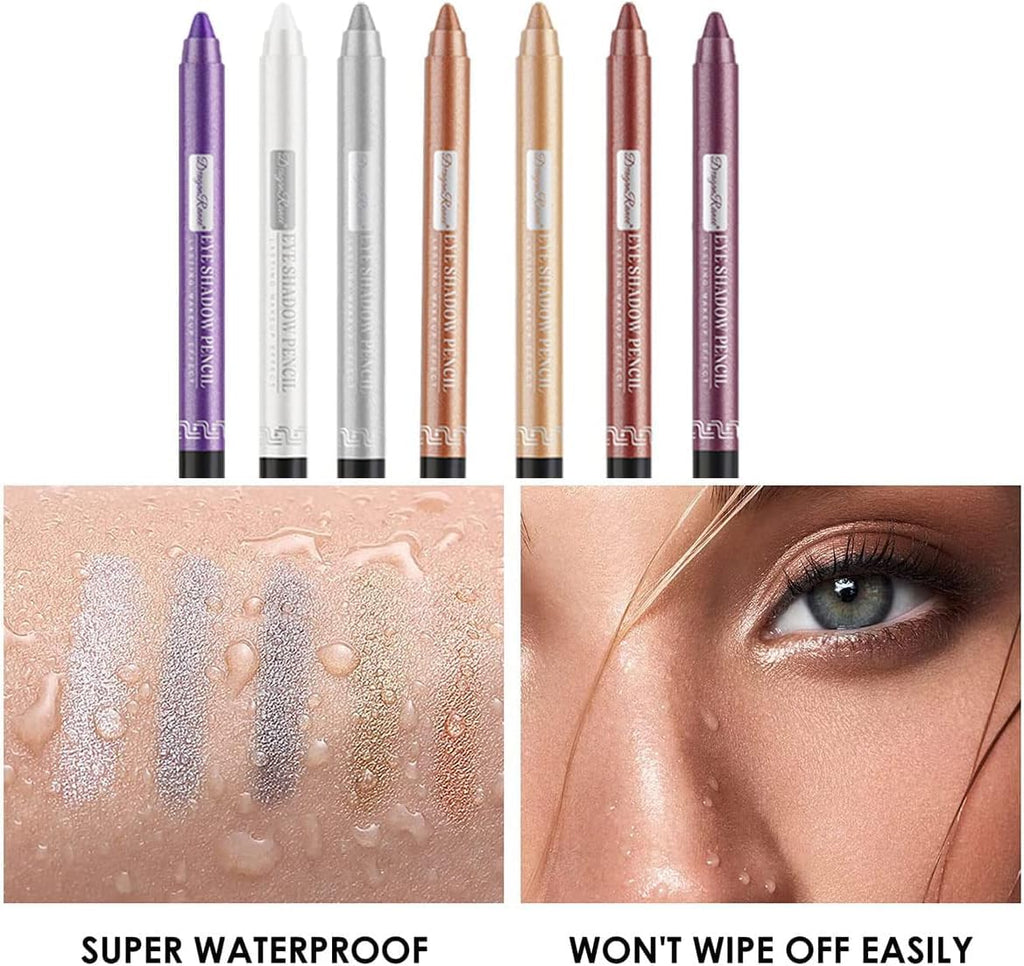 My Colors Eyeshadow Stick Set, 12Pcs Shimmer Cream Eyeshadow Pen High Pigmented Eye Shadow Stick Waterproof Long Lasting Eye Makeup Gift for Women Girls - Image 9