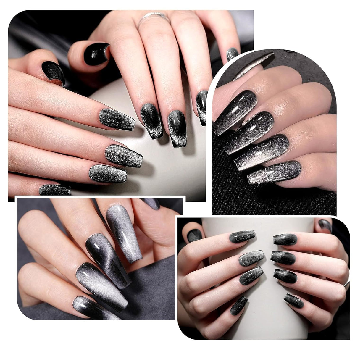 NAILWIND Cat Eye Magnet for Nails, 5.9inch Super Long Double-head Nail Polish Magnet Pens Magnet Stick 3D Magnetic Cat Eye Gel Polish Nail Art Tool, for Home DIY, Nail Art Magnet ,Nail Art Lovers, - Image 6