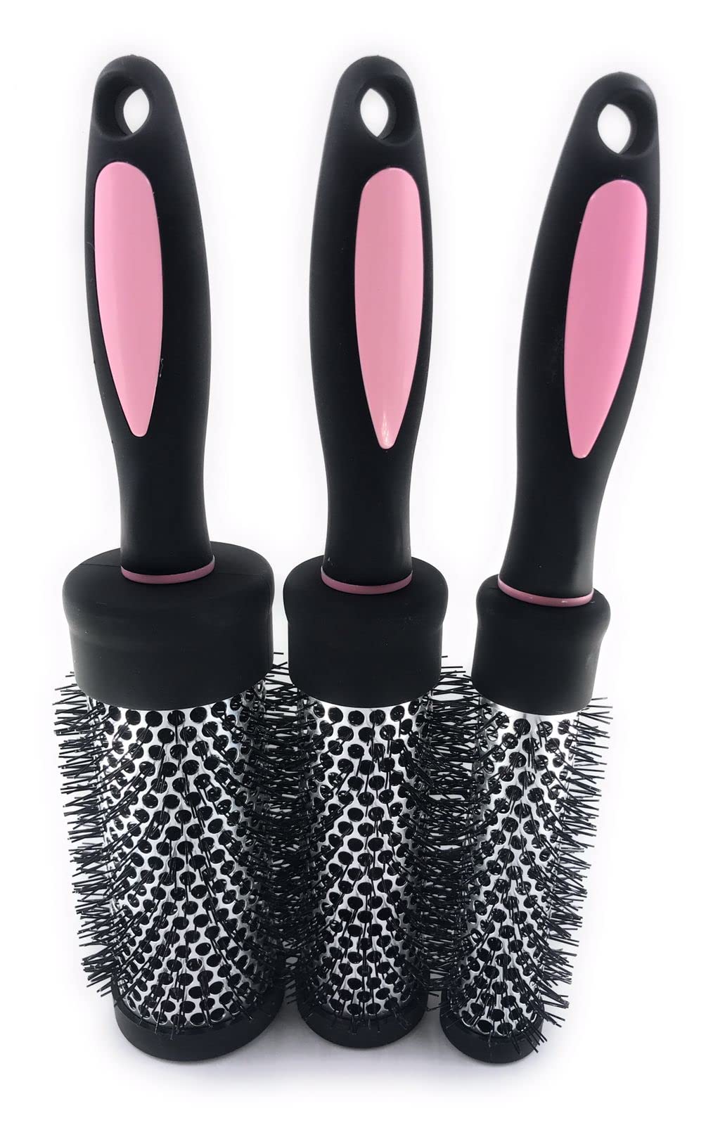 COSLUXE Professional Round Brush Set for Blow Drying Curling,Round Hair Brush Set for Woman Curly and Straight Salon Hair Styling, (PINK, 25mm -1pcs) - Image 2