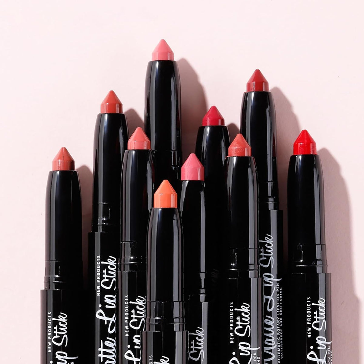 My Colors 12 Colors Crayon Lipstick Set | Long Lasting Crayon Lipstick up to 12 Hours Stay | Matte Finish | Waterproof | Won't Smudge Won't Budge Lip Crayons Matte Lipstick's Gift Set for Women - Image 3