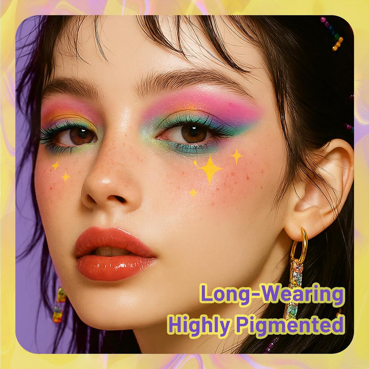 UCANBE 30 Colors Eyeshadow Makeup Palette – MACARON & Deep Neutral Tones – Matte Glitter Finishes – Highly Pigmented, Long-Lasting Eye Shadow Pallet for Daily Use, Cosplay, Festival, Party - Image 6