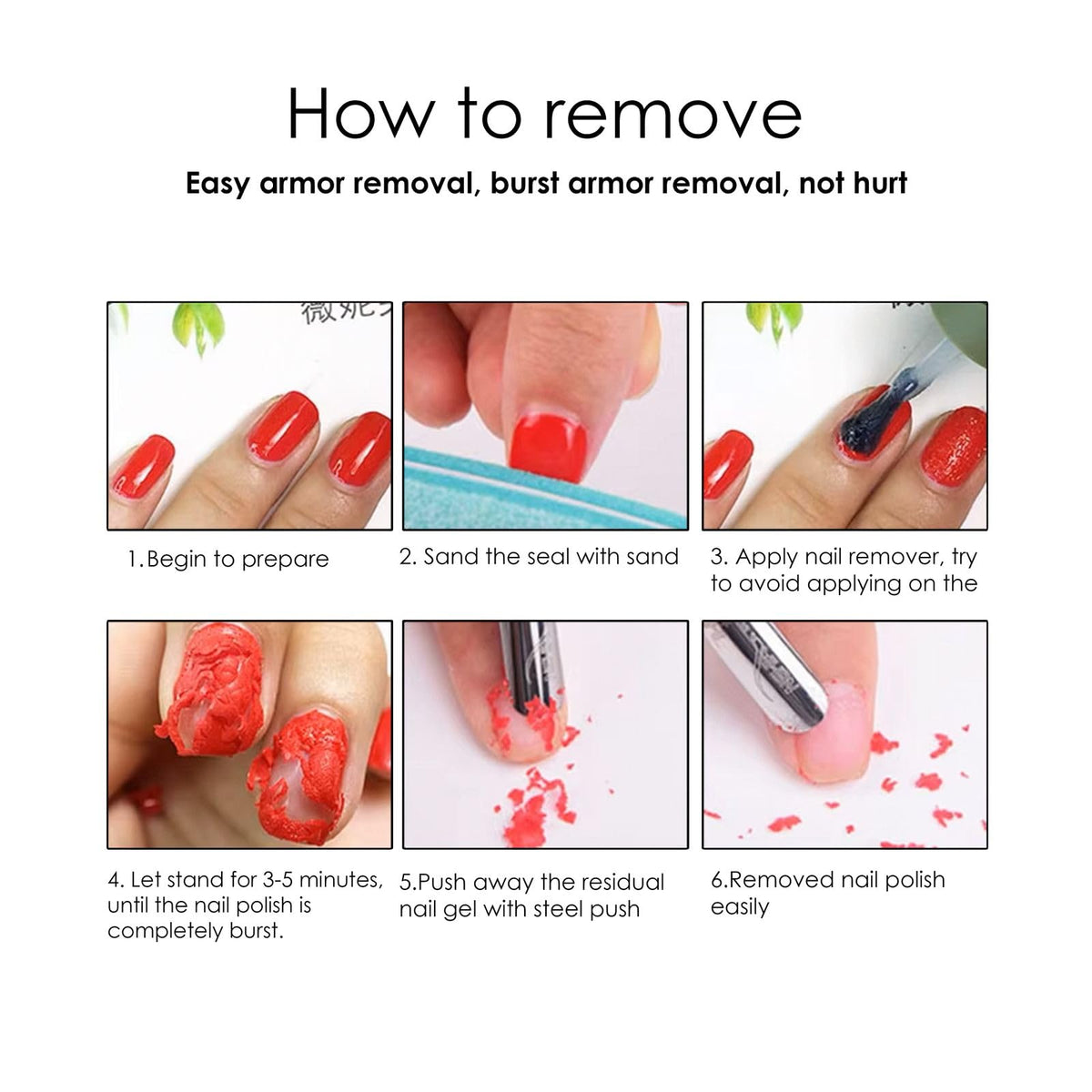NAILWIND Gel Nail Polish Remover, Professional Remove Gel Nail Polish, Magic Remove Soak-Off Gel Polish, Peel Off In 2-5 Minutes, No Need for Foil, Soaking or Wrapping - Image 4