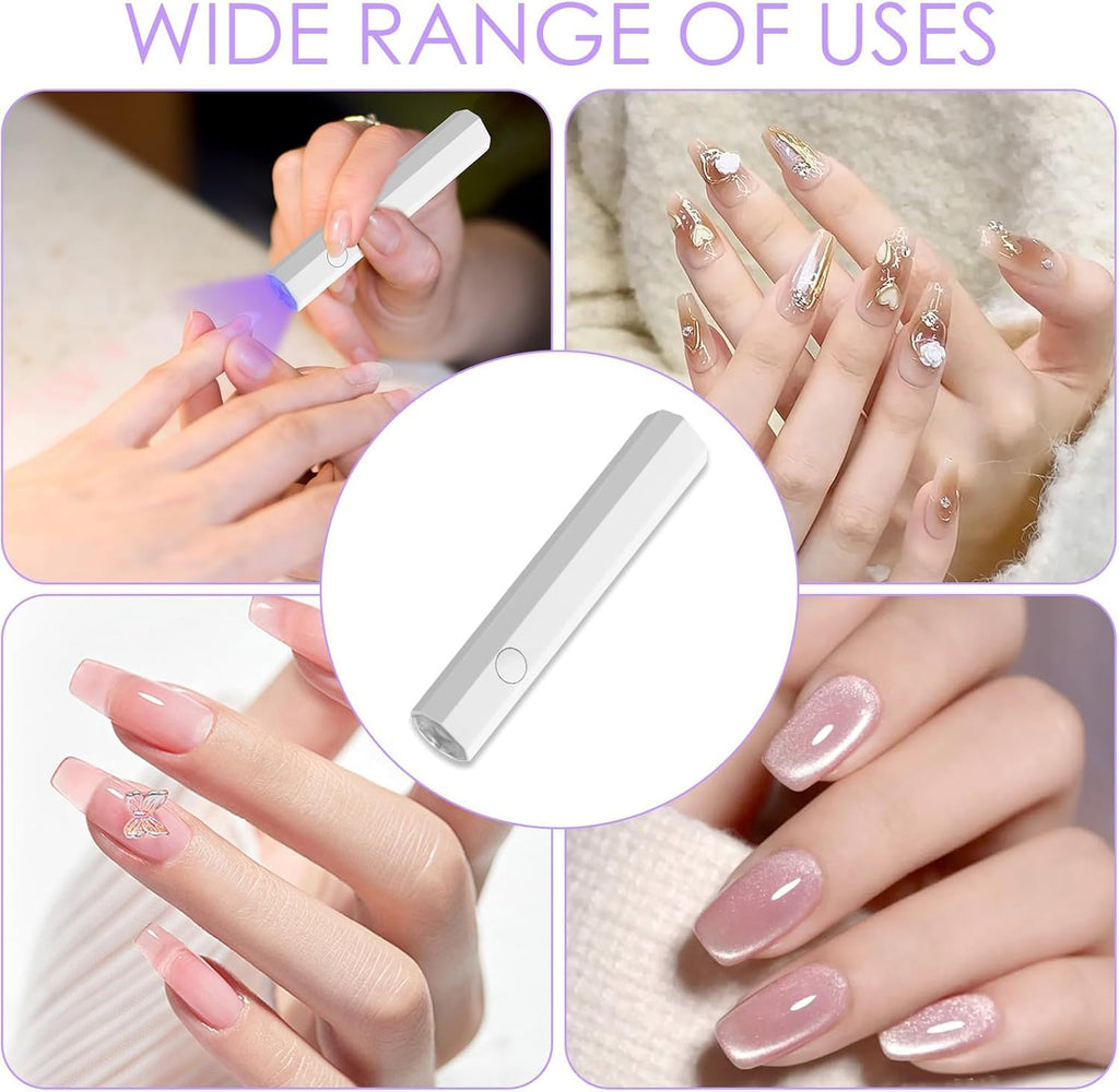 NAILWIND Professional UV/LED Nail Lamp, UV Light for Gel Nails, Quick-Dry UV Light for Nails, Gel Polish, Nail Tips, Poly Gel Extension Resin, Manicure,Soft Gel Tips, Nail Dryer, DIY Nail Art - Image 6