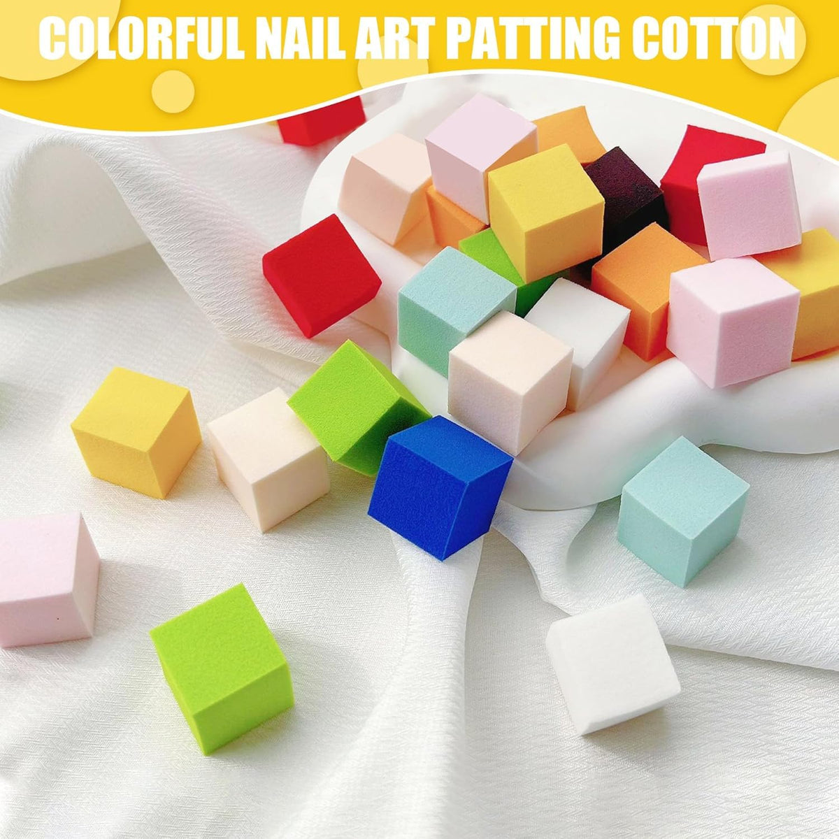NAILWIND Nail Sponges for Ombre with 4 Claws Nail Sponge Metal Grabber,Nail Sponges, Nail Sponge 1 Metal Grabber with Mini Replaceable Nail Sponges Blocks for Ombre Nail Art, Stamping Tools Nail Art Tools Nail 80 - 100Pcs - Image 6