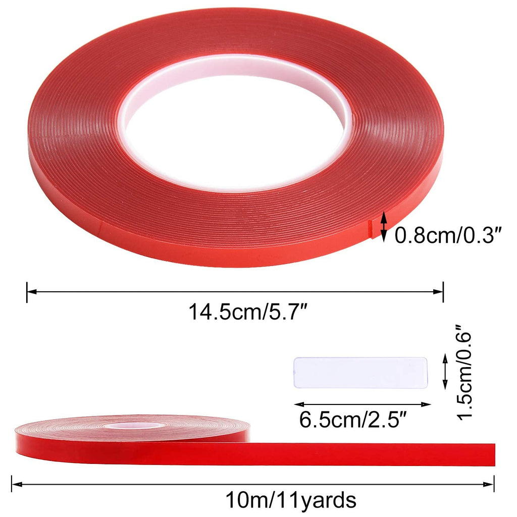 NAILWIND Double Sided Tape, Nail Tape Acrylic Strong Adhesive Removable Press On Nails Adhesive Strong Sticky Mounting Tapes For Press On Nail Salon Nail Tips, 6 Cm, 4 Cm, Multicolor - Image 6