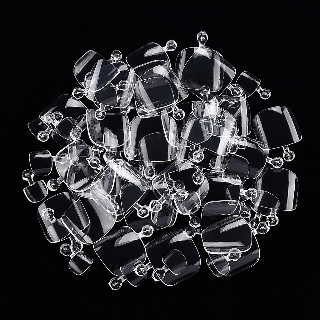 NAILWIND Soft Gel Toenail Tips, 550Pcs Soft Gel Toe nail Tips, Toe Press On Nails, 11 Sizes Full Cover Acrylic False Nail Tips, for Beginner and Professional Home Salon Diy - Image 4