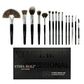 BEILI Professional Makeup Brush Set, Synthetic Foundation Powder Concealers Eye shadows Blush Makeup Brushes - Pack of 15