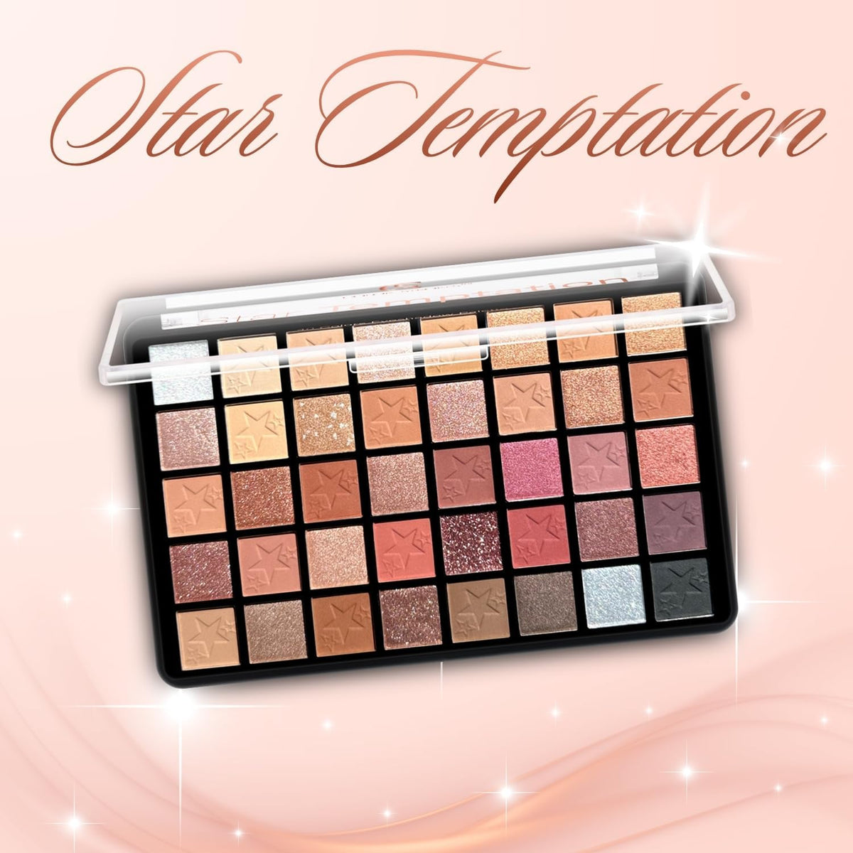 My Colors Star Temptation Eyeshadow Palette, Matte and Shimmer Finish, 48g, Highly Pigmented, Long-Lasting, Low Fallout, 40 Versatile Shades for All Skin Tones - Image 2