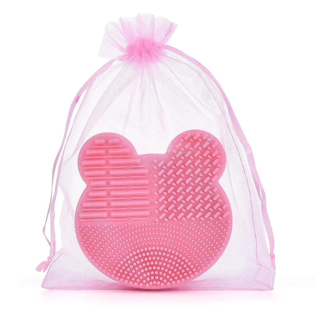 COSLUXE Makeup Brush Cleaning Mat with Color Removal Sponge, 2 in 1 Design Silicone Cleaner Pad for Dry Brush Color Switch and Wet Cleaning - Image 9
