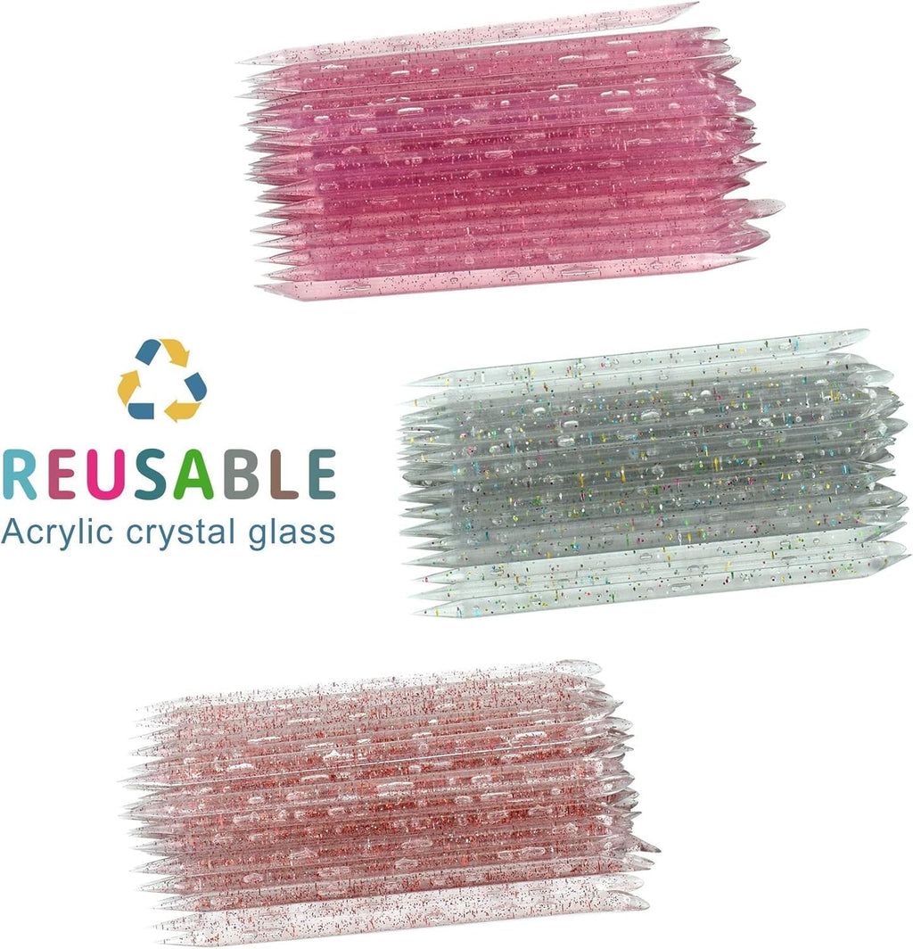 NAILWIND Nail Stick Cuticle Pusher, Nail Care Sticks, Cuticle Manicure and Pedicure Stick for Fingernail, Cleaning Cuticle Stick multicolors, 50 - pcs - Image 8